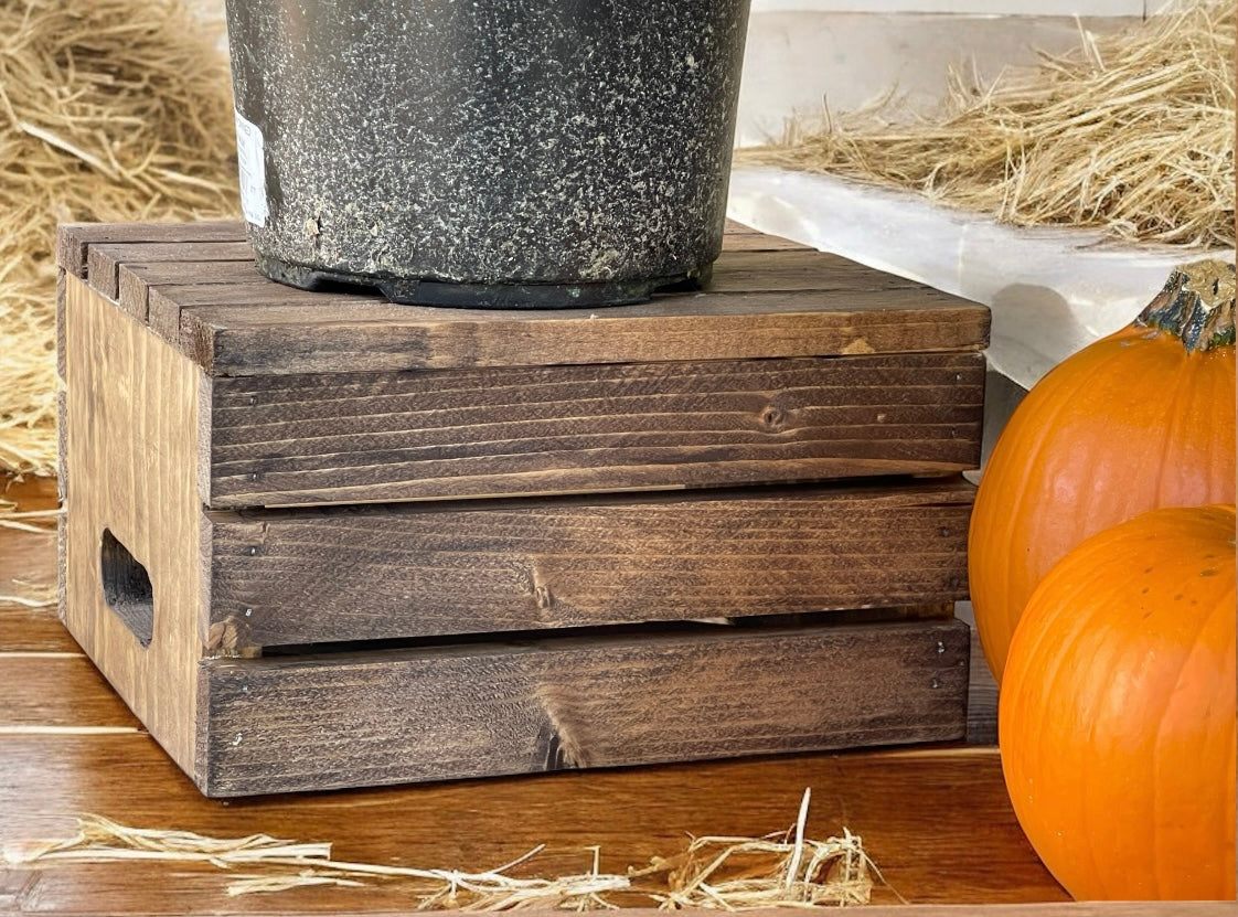 DIY woodworking crate build plans PDF preview showing step-by-step instructions
