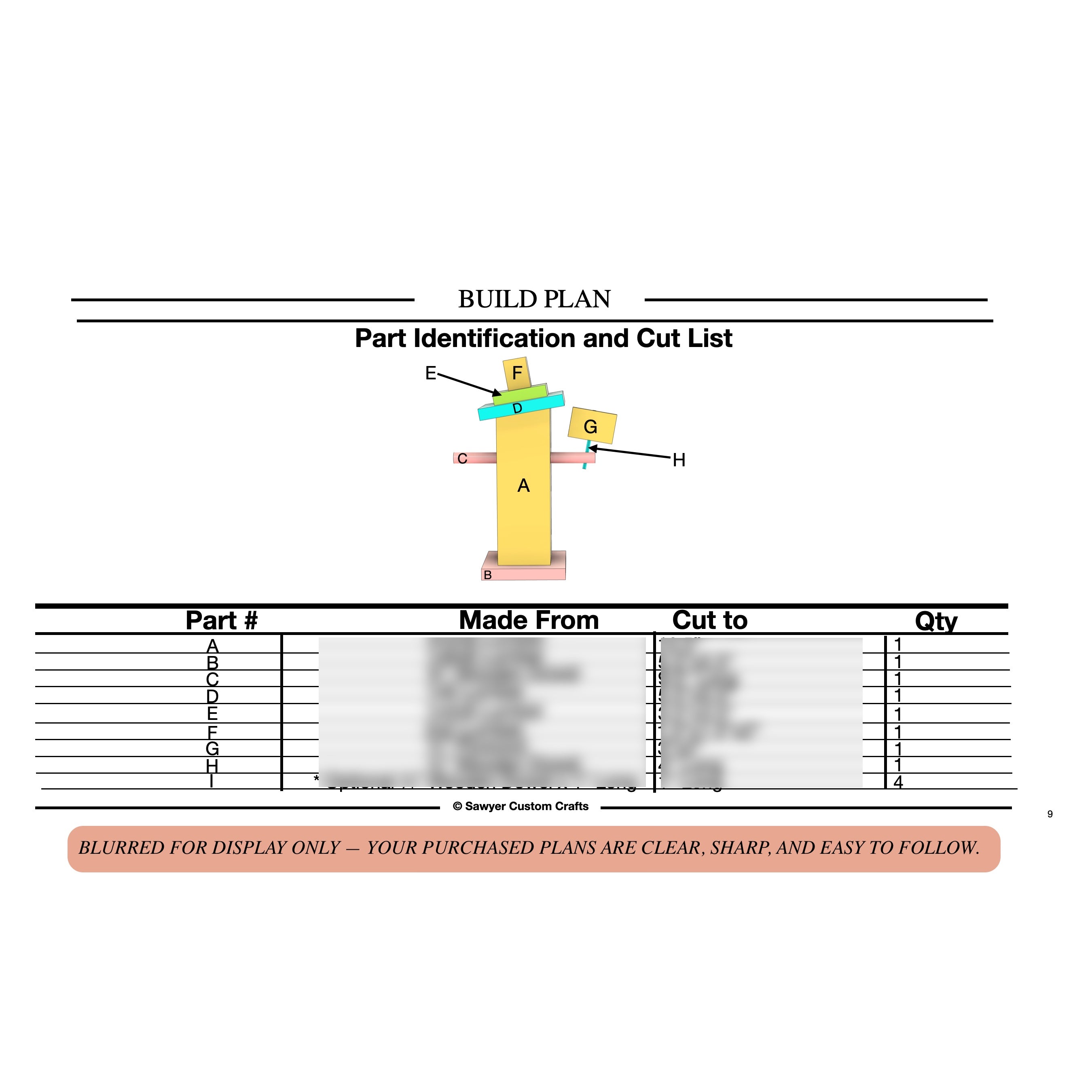 Digital woodworking plan – make your own wood scarecrow for harvest decorating
