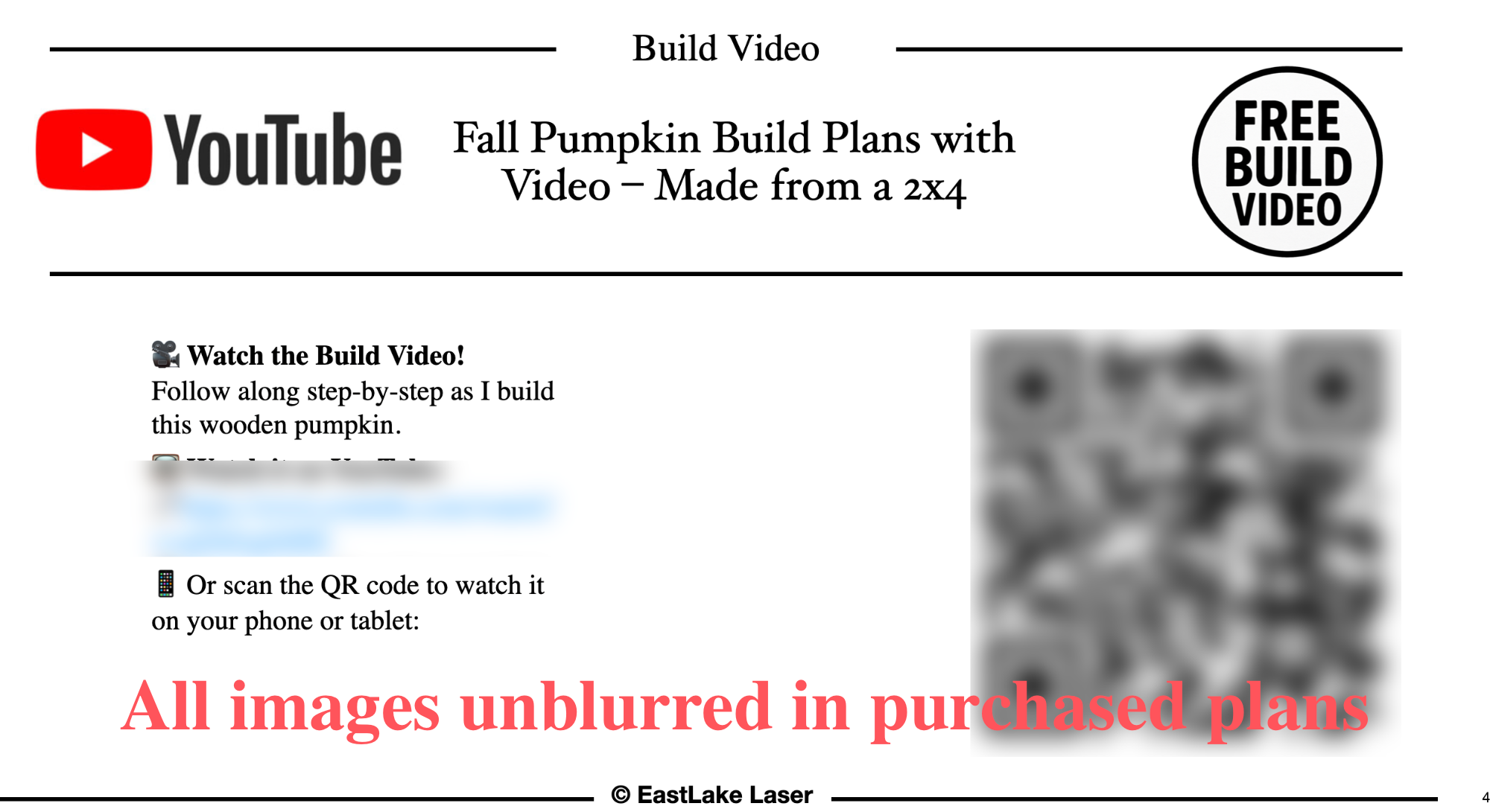 Digital woodworking project plan for DIY fall pumpkin with cutting diagrams and tips