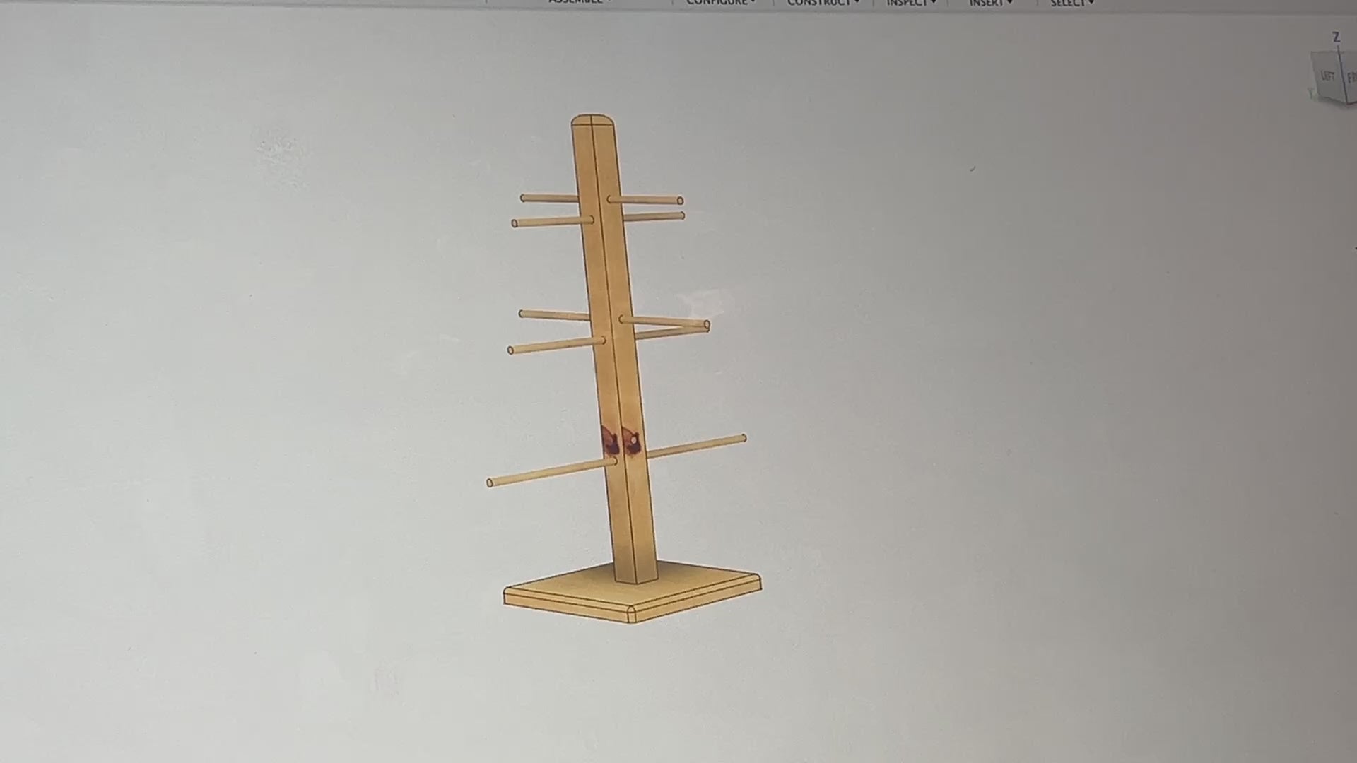 Rustic Christmas Ornament Stand Build Plans – Printable PDF & Video Tutorial