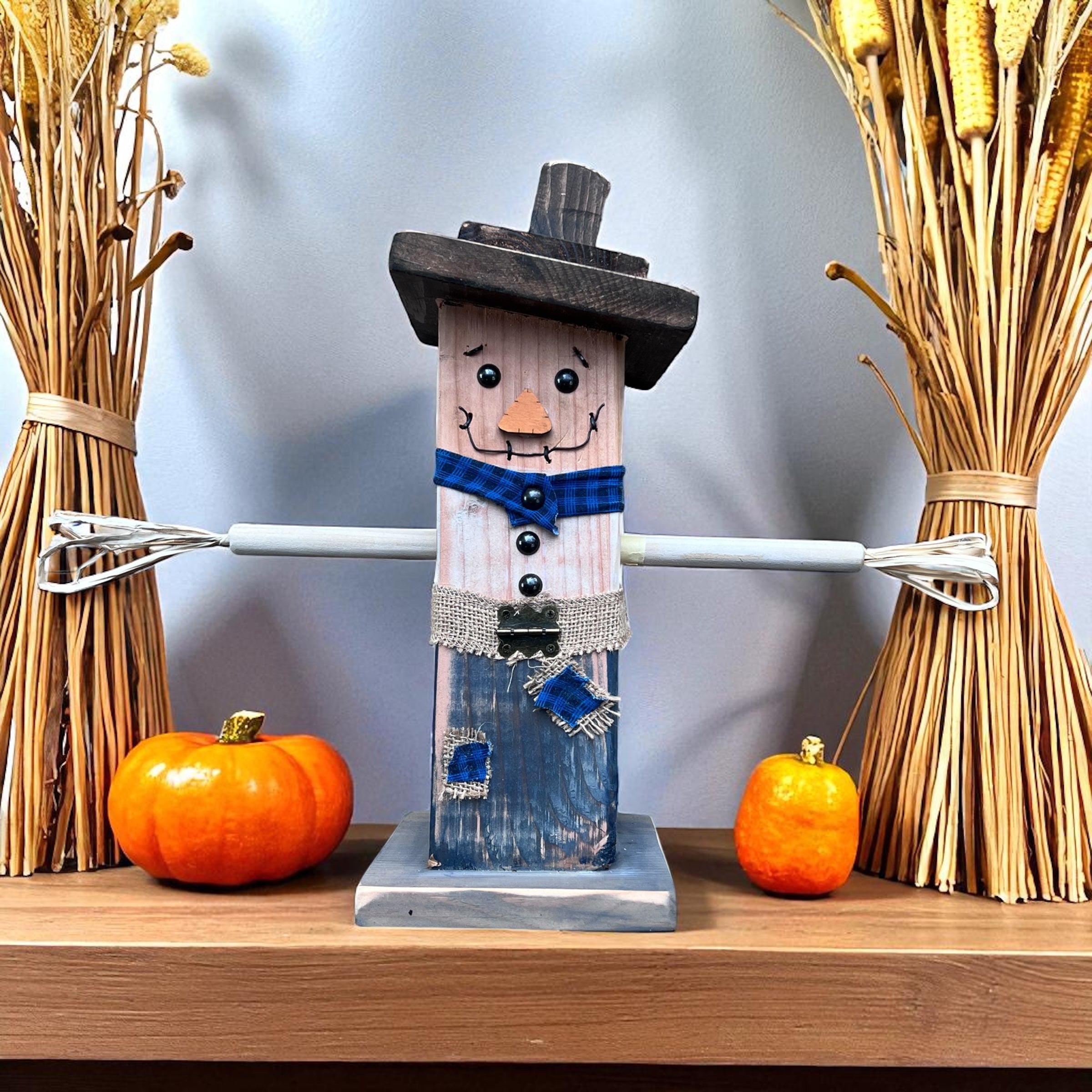 Wooden Fall Scarecrow 
