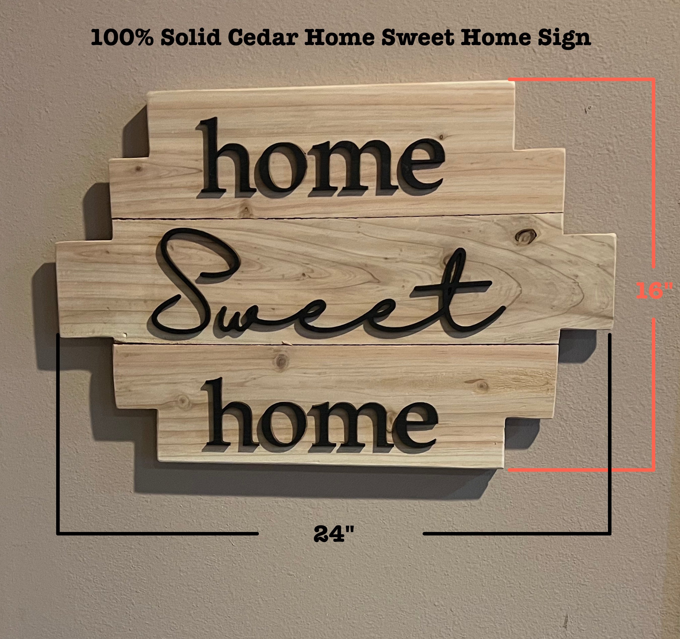 Home Sweet Home Sign, Housewarming Gift, Personalized Gift, Farmhouse –  Sawyer Custom Crafts