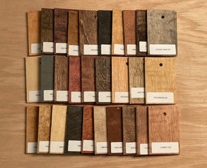 Stain Samples, Wood Stains