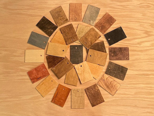 Oak Wood STAIN SAMPLES, Pine wood stain samples, Maple wood stain samples