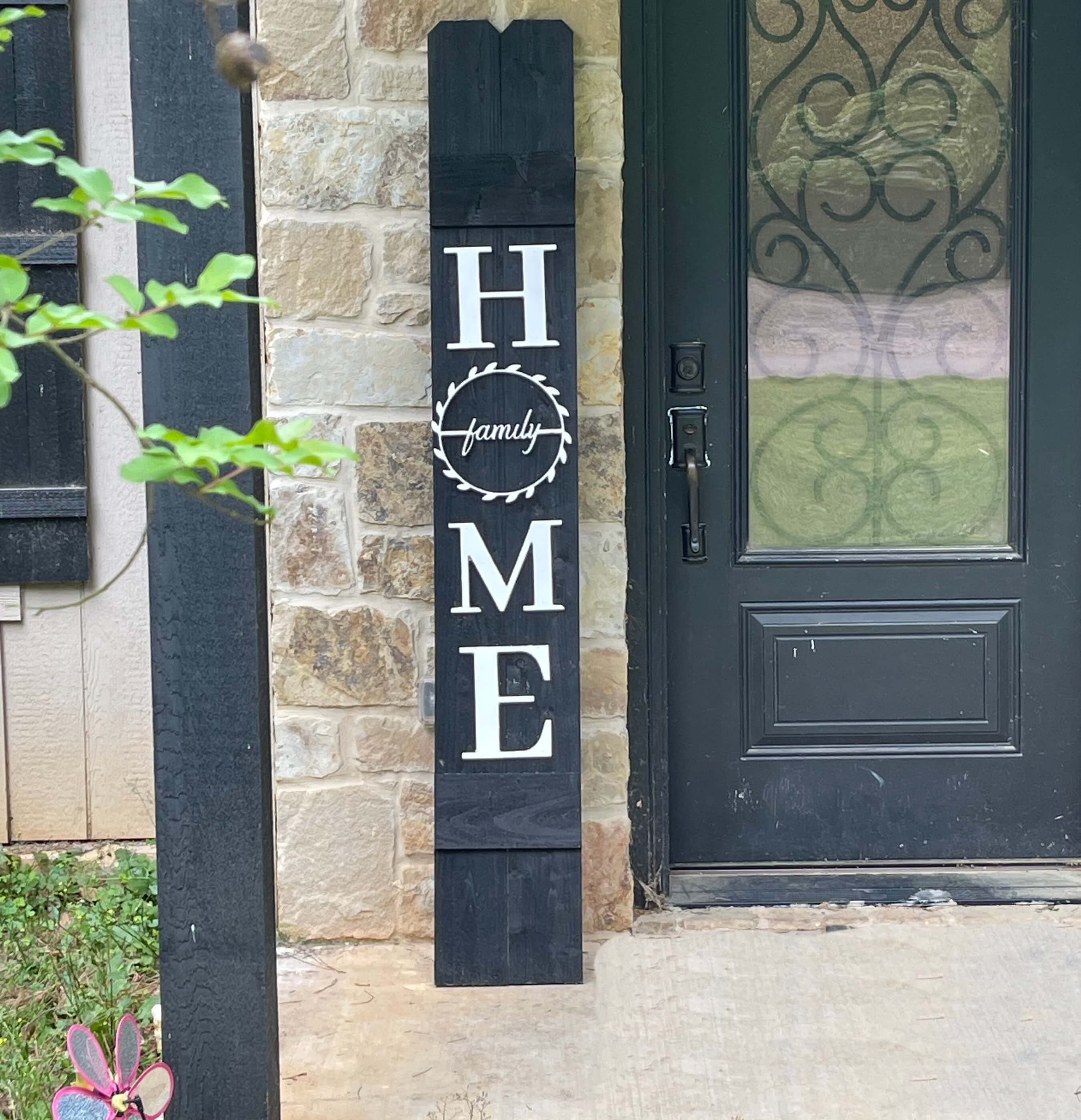 Front Porch Door Wooden Welcome Home Sign, Front door welcome, front p –  Sawyer Custom Crafts