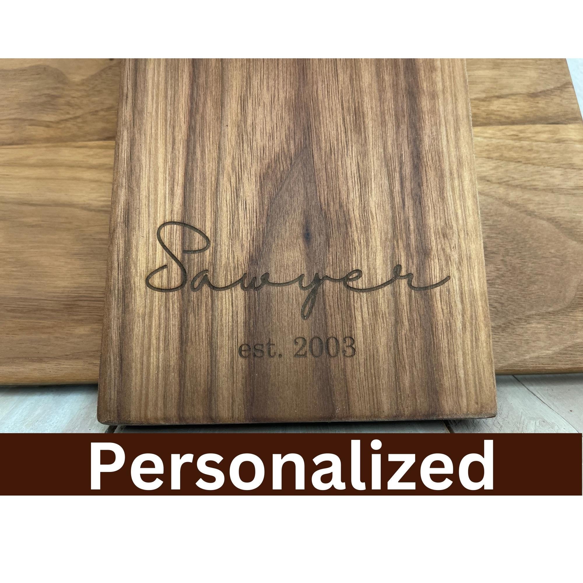  American Laser Crafts Personalized Mom Cutting Board