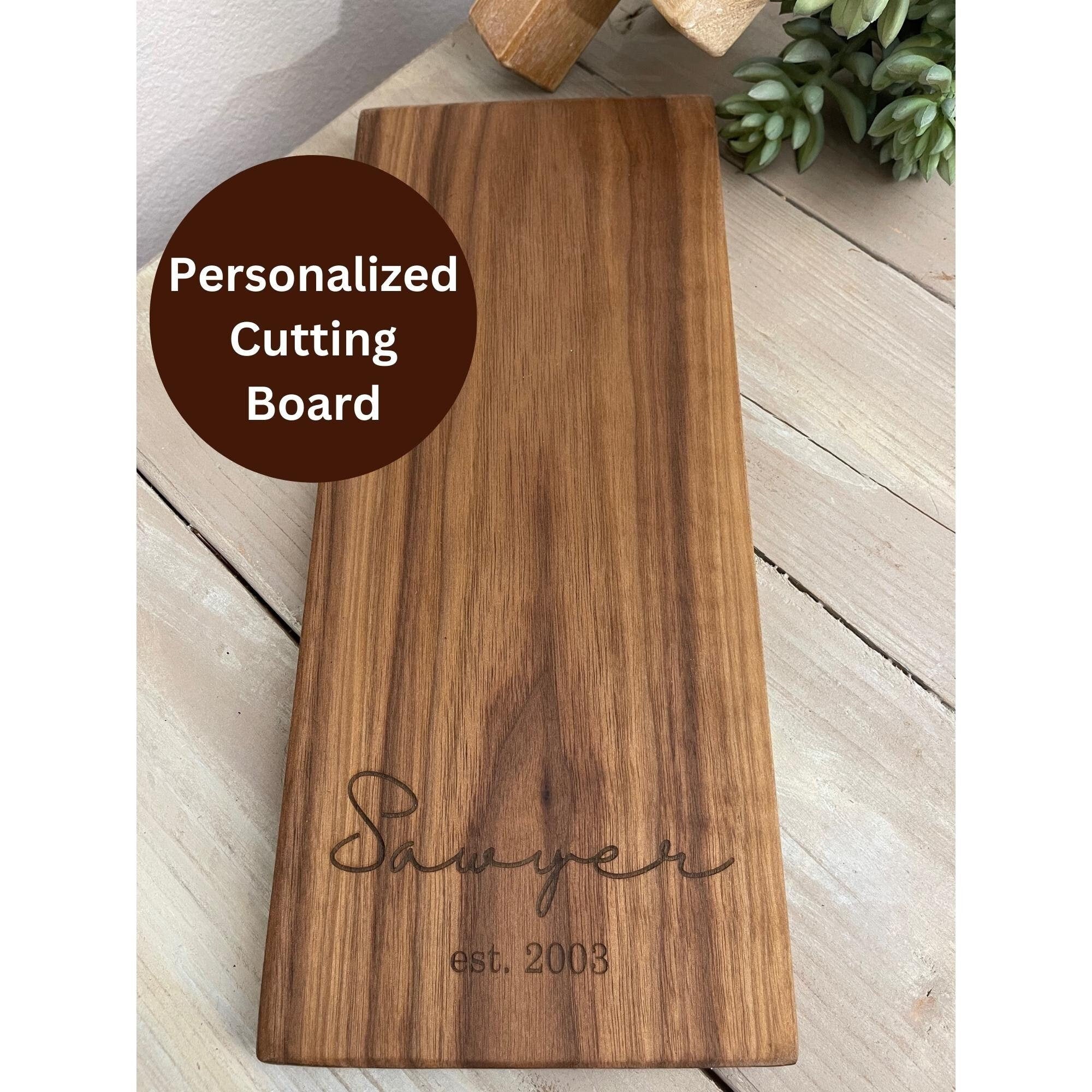 Personalized Gift Cutting Board, Charcuterie Board – Sawyer Custom