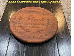 Personalized Lazy Susan, Wedding Gift, Personalized Wedding Gift, Anniversary Gift, Best Friend Gift, Personalised Lazy Susan