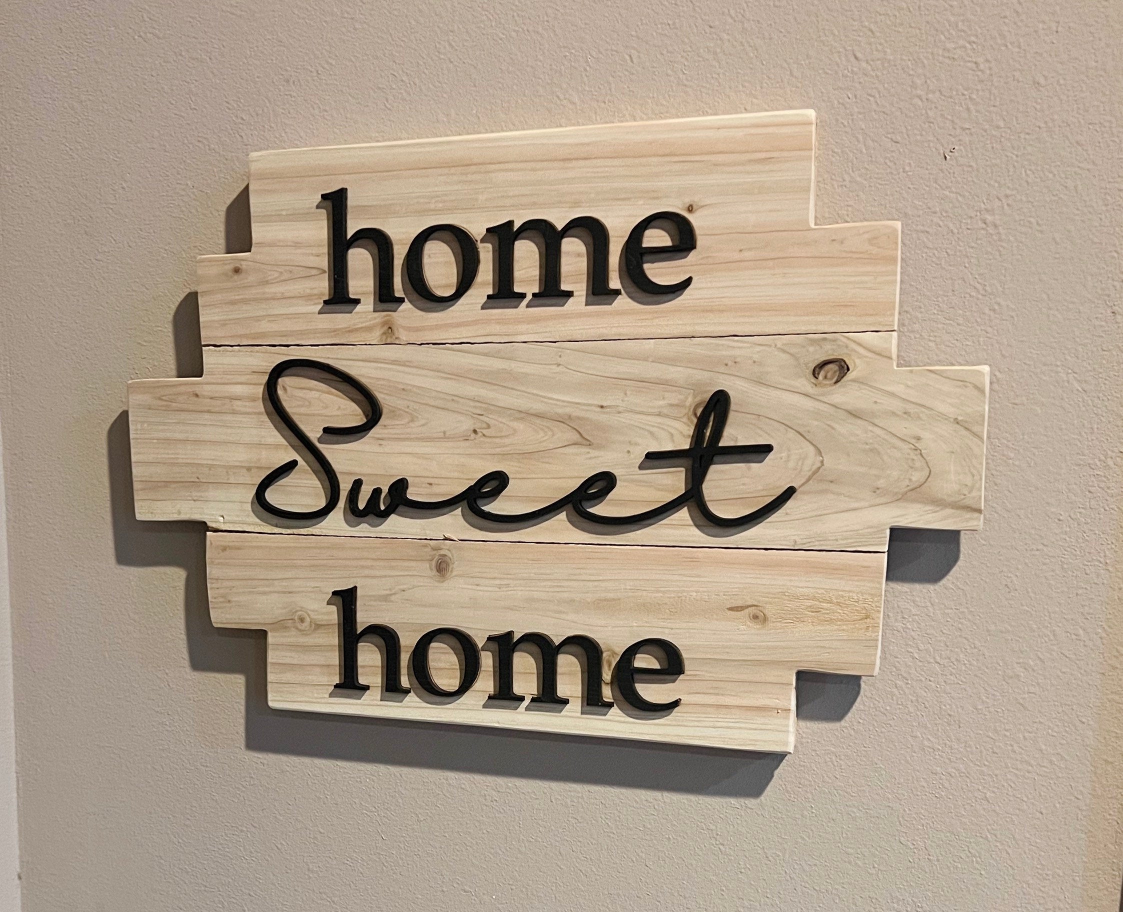 Home Sweet Home Sign, Our first home Sign, New Home Sign, Housewarming Gift, Personalized Home Decor, Wood Signs, Rustic Signs, Wall Decor