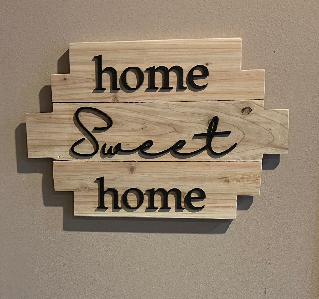 Home Sweet Home Sign, Our first home Sign, New Home Sign, Housewarming Gift, Personalized Home Decor, Wood Signs, Rustic Signs, Wall Dec