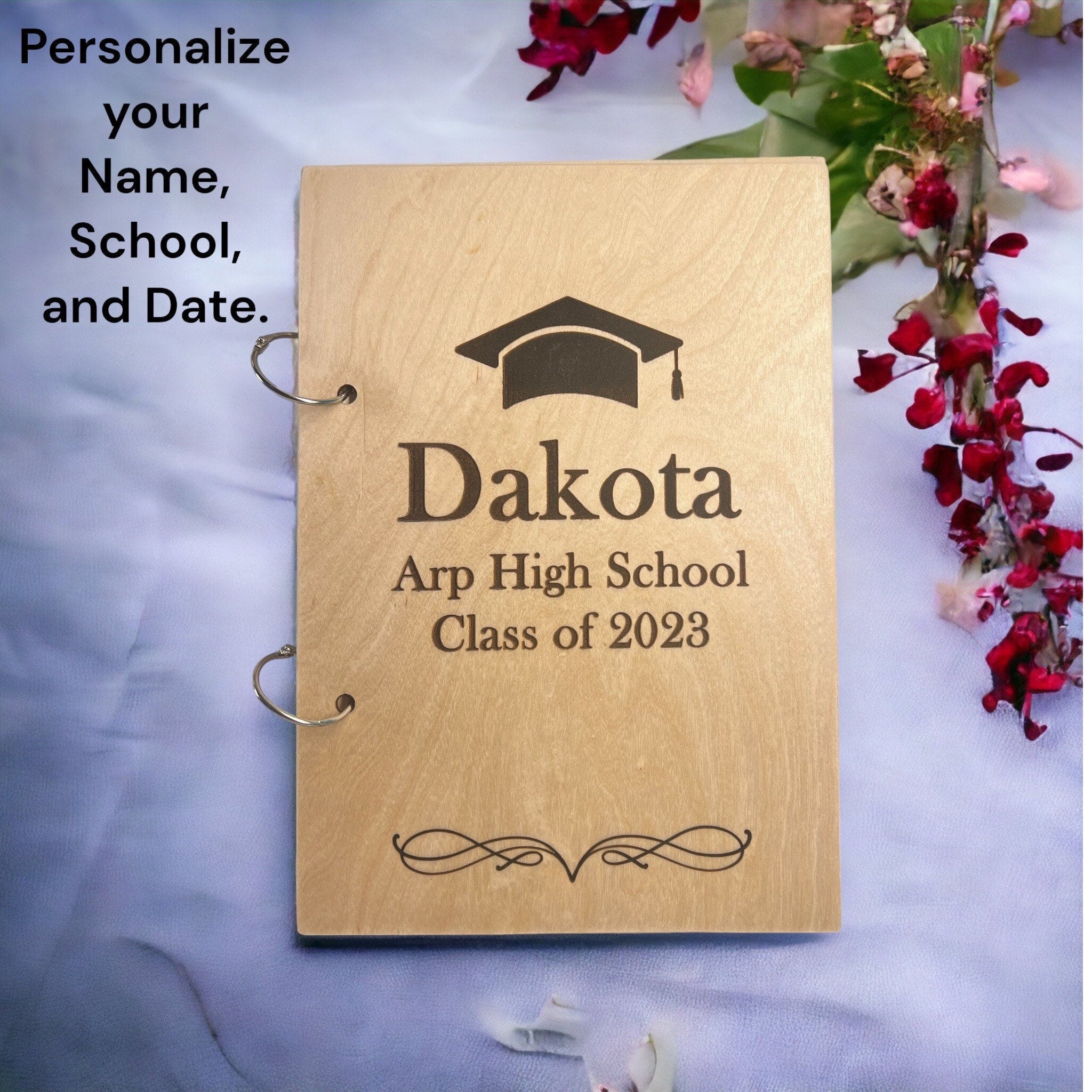 Class of 2023 Personalized Graduation Card Keeper Greeting Card Organizer Keepsake Graduation Gift Card Organizer